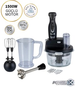 Resim TEFAL Cam Mutfak Robotu , 1500 Watt Cam Mutfak Robotu, Hızlı Ve Kolay Çırpma, Karıştırma Ve Doğrama 
