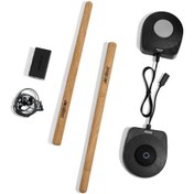 Resim Hype Store AeroBand Elektronik Davul Seti Pocketum2 2025 Versiyonu Ha Davul Çubukları ve Pedallar ve Bluetooth 