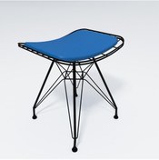 Resim Knsz kafes tel sandalyesi taburesi 1 li mutlu syhmvi ofis cafe bahçe mutfak 