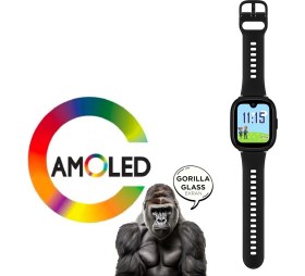 Resim Hepta Collection Wiky Watch 5 Çocuk Akıllı Saat - Görüntülü Arama, Gps, Sos, Sağlık Takibi, Güvenli Alan (Siyah) 