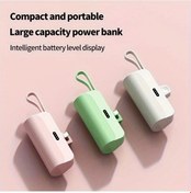 Resim Techbloom 4500mah Whıte Taşınabilir Power Bank Type-c Şarj Cihazı İphone Uyumlu 6 7 8 10 11 12 13 14 15 Pro Max X Xs Xr İçin 