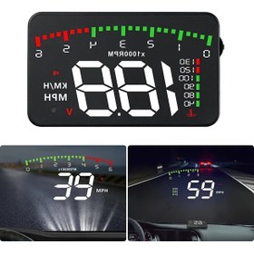 Resim DUHALINE Hyundai Era-getz Araba Için Uyumlu Harici Dijital Hararet-hız-devir-voltaj Göstergesi Ekranı Hub Obd 