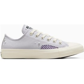 Resim Converse Chuck Taylor All Star Ox Kadın Mor Sneaker Mor 