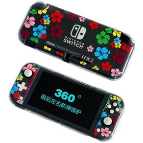 Resim Nintendo Switch Lite Mat Boyalı Koruyucu Kılıf Kiraz Çiçeği Temasına Uygundur 