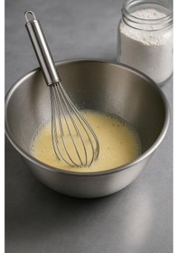 Resim Çelik Küçük Yumurta Çırpıcı 14 Cm Açık 