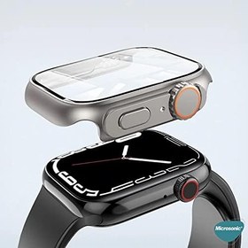 Resim Microsonic Apple Watch Series 6 44mm için Kılıf Apple Watch Ultra Dönüştürücü Ekran Koruyucu Kasa Yıldız Işığı [Watch Series 6 44mm ile Uyumlu Kılıf - Yıldız Işığı] 