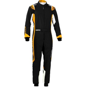 Resim Sparco Thunder Karting Tulumu Siyah Turuncu 150 Beden 
