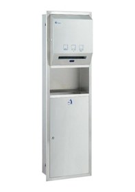 Resim Omnipazar Xinda GSG63B Ankastre Fotoselli Kağıt Havluluk ve Çöp K 