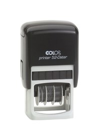 Resim Colop Prınter 52 Tarih Kaşe Tr Siyah Kasa Mavi Keçe - 20 x 30 MM 
