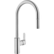 Resim Artema Maestro Inox Pull-Down A42153 Eviye Bataryası, Krom 