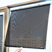 Resim 1 Adet Karartma Rulo Pencere Perdesi | Deliksiz Montaj | Yatak Odası & Balkon Kullanımı | Rüzgar Koruma Tasarımı | İz Bırakmayan Montaj | Kolay Çekme İşlem 