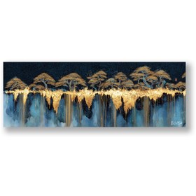 Resim Dağ Üstündeki Ağaçlar - 200x70 