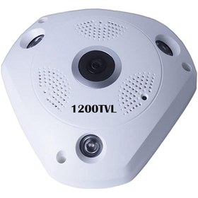 Resim Ultra HD 180 Derece Açılı Balıkgözü 1200TVL Analog Kamera 