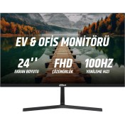 Resim Dahua 23.8" LM24-B200S 1920X1080 4ms 100Hz Hdmı/vga +Speaker 