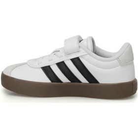 Resim Adidas Vl Court 3.0 El C Beyaz Erkek Çocuk Sneaker 000000000101993693 Beyaz - Siyah 