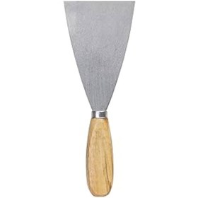 Resim abnturk Yüksek kalite 3’lü Kestirme Fırça ve Spatula Seti Ahşap Saplı Doğal Kıl 50 mm 