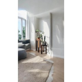 Resim Ahşap 2li Set Mantar Yan Sehpa Fiskos 