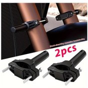 Resim Tongdashop 2 Adet Motorcycle Atv Dayanıklı Paslanmaz Alüminyum Far Montaj Braketi Kurulum Kiti 
