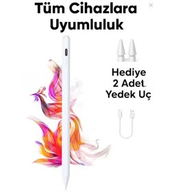 Resim Tüm Dokunmatik Cihazlara -ios/android/windows Uyumlu Tablet Ipad Yazı Çizim Kalemi 