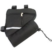 Resim Konesam Bisiklet Çerçeve Depolama Çanta, Dışarı Aktiviteler İçin, Bisiklet Seyahatini Kolaylaştırır, Oxford Kumaş, İki Boyut Seçeneği Çok Renkli 