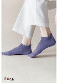 Resim Kral Socks 5 Çift Kadın Yün Termal Kulak Detaylı Isı Emici Kışlık Çorap Renkli Karışık ASORTİ 