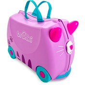Resim Trunki Kedi Cassie Mor Çocuk Bavulu 