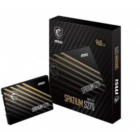 Resim MSI Spatium S270 2.5" 240 GB 500/400 MB/S SATA 3 SSD 