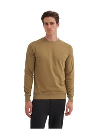 Resim Cazador Erkek Bisiklet Yaka Sweatshirt Zeytin 