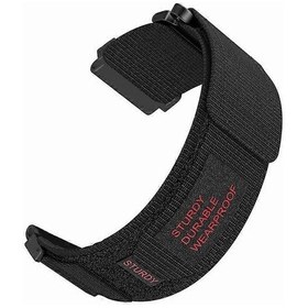 Resim Huami Amazfit T-rex Ultra Outdoor Spor Naylon Bileklik Sihirli Bant Tasarım Saat Kayışı İle Uyumlu 