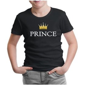 Resim Prince Siyah Çocuk Tshirt 