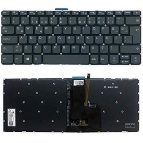 Resim Lenovo Uyumlu Ideapad 320S-14Ikb 320S-14Ikbr Klavye (Siyah Tr) Işıklı - 557443376 