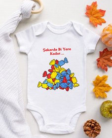 Resim Genel Markalar Şekerde Bi Yere Kadar Desenli Organik Çıtçıtlı Body 