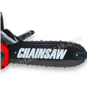 Resim Sesli Motorlu Pilli Testere Oyuncak - Oyuncak Ağaç Testeresi 