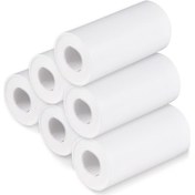 Resim Yifomall 57mm Genişlikte 3/6/10 Rulo Termal Kağıt - Beyaz Renk 