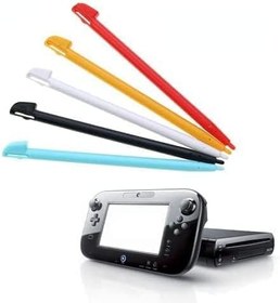 Resim Wii U Gamepad Konsol Stylus Stylus için 2 ADET Plastik Dokunmatik Ekran Stylus Kalem Değiştirme Kiti (2 ADET Mavi) 