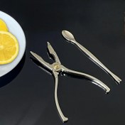 Resim Çok Amaçlı İğne Burun Pense - Paslanmaz El Aleti, DIY Projeler için Hassas Tutuş, Elektrik Gerektirmez, Dayanıklı ve Kullanımı Kolay, Ev Tamiri ve El İşleri İçin 