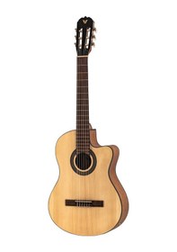 Resim VALLER VG250CEQ Kesik Kasa Elektro Klasik Gitar 
