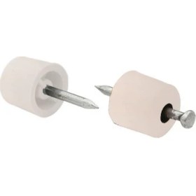 Resim Ayder Mobilya Aksesuarları Çivili Raf Pimi Büyük Krem ( 100 Adet ) 