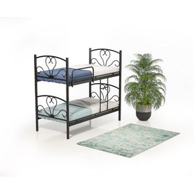 Resim Ejdermetal Metal Ranza Siyah Renk 90x190 (Yataksiz) 