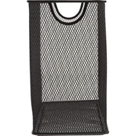 Resim U Brands Mesh Steel Masaüstü Asma Dosya Tutucu, Mektup Boyutu, 31,5 cm x 24,2 cm x 14 Cm, Siyah - 457U00-06 