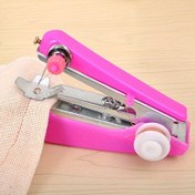 Resim 1 adet Taşınabilir El Tipi Dikiş Makinesi, Mini Hızlı Onarım Dikiş Makinesi, Hareket Halinde Kumaş Onarımları İçin Kolay Kullanım, Dikiş Aksesuarları Dahil, Dikiş Malzemeleri 