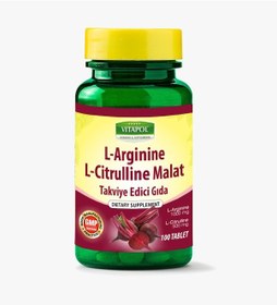 Resim Vitapol L-Arginine L-Citrulline Malat 100 Tablet 