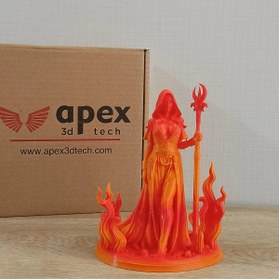 Resim Filament Apex3D Tech Rainbow PLA+ - Fıreball, 1kg, 1.75mm 