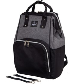 Resim beautiful bag Siyah Gri Bebek Bakım Çantası 