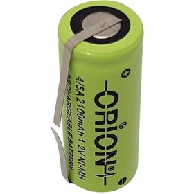 Resim Orion 1.2v 4/5A 17 MM 43 MM Ölçüleriinde Şarjlı Diş Fırçası Pili 