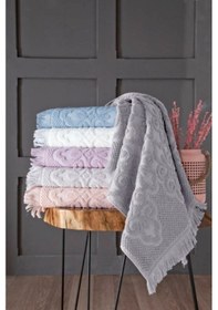 Resim Pamuk Kadife 50x90cm 6'lı El Havlusu - Neroli Renkli 