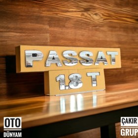 Resim Volkswagen "passat 1.8t" Yazı Takım 1.8 Yazı 1.8 Bagaj Yazısı--Passat Yazı 