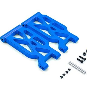 Resim Youmex Wltoys 104001 1/10 Off-road Araba İçin Metal Ön Sallama Kolu Mavi , 1858 Yerine Değiştirme Parçası Bjm045 