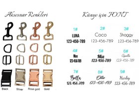 Resim Cat Collar Velvet Named Bell Cat Collar 015263 - Light Brown Bow Tie / S/M 