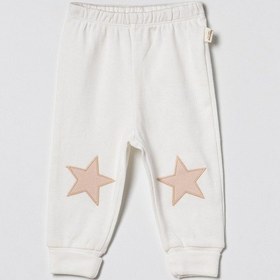 Resim Babycosy Organic Wear %100 Organik Pamuk,2 Li Bebek Alt Pijama Seti,yıldız Detaylı,bebek Ve Yenidoğan Serisi Ekru-taş 
